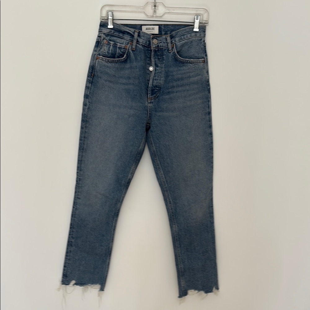 Agolde Women's Cropped Jeans - Blue